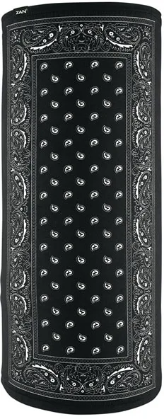 Zan Headgear Motley Tube Sportflex Black Paisley (TL101)