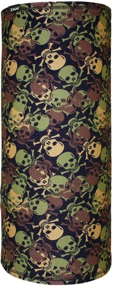 Zan Headgear Motley Tube Sportflex All Over Skull Camo (TL418)