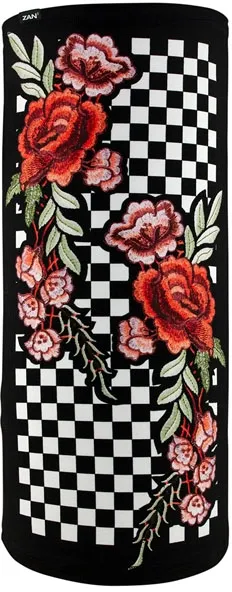 Zan Headgear Motley Tube Sportflex Checkered Floral (TL421)