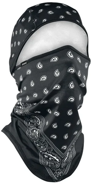 Zan Headgear Balaclava Sportflex Black Paisley (WB4L101)