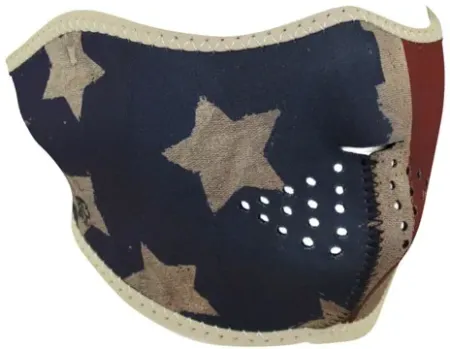 Zan Headgear Half Mask Neoprene Patriot (WNFM408H)