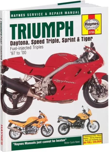 Haynes Motorcycle Repair Manual (9780857339393)