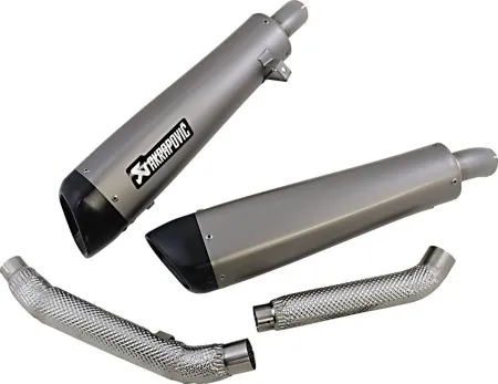 Akrapovic Titanium Slip-On Muffler With EC/ECE Type Approval For Triumph 2019-2020 Scrambler 1200 XC/XE Models (S-T12SO3-HCQT)
