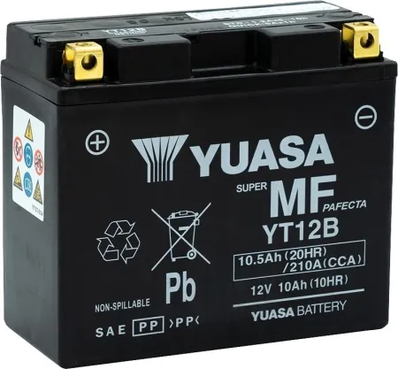 Yuasa Maintenance-Free Battery (YT12B(WC))