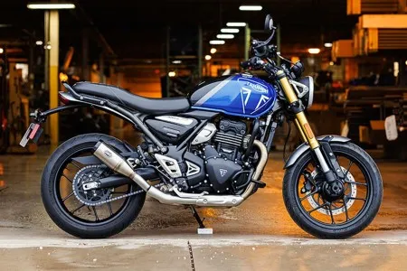 S&S Cycles Stainless Steel Muffler For Triumph Speed 400 Models (550-1143)