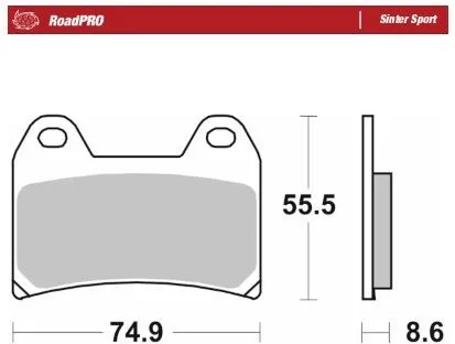 Moto Master RoadPro Sinter Sport (404305)