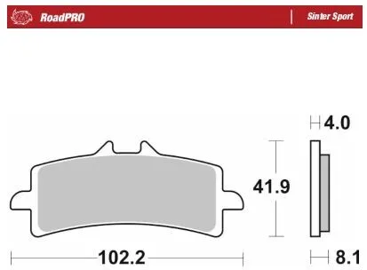 Moto Master RoadPro Sinter Sport (408105)